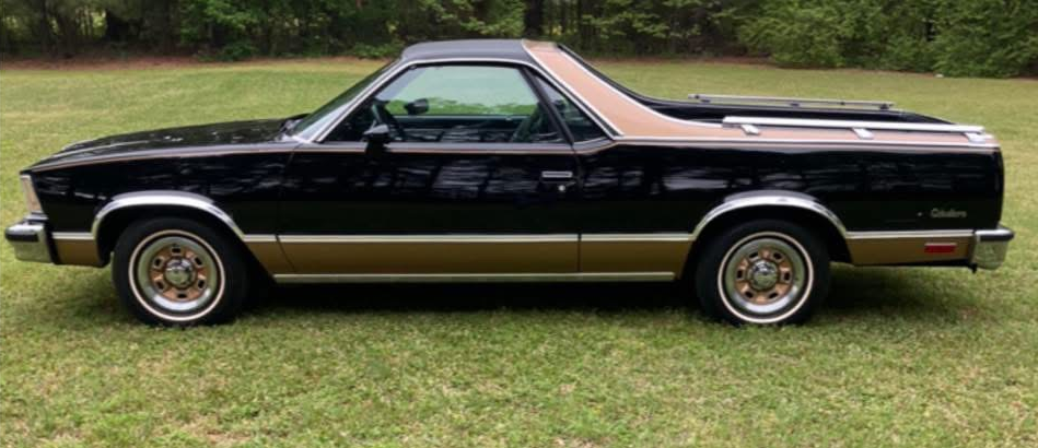 El Camino with vinyl roof